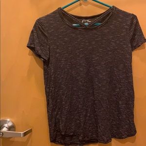 Black and white striped top. Never worn.